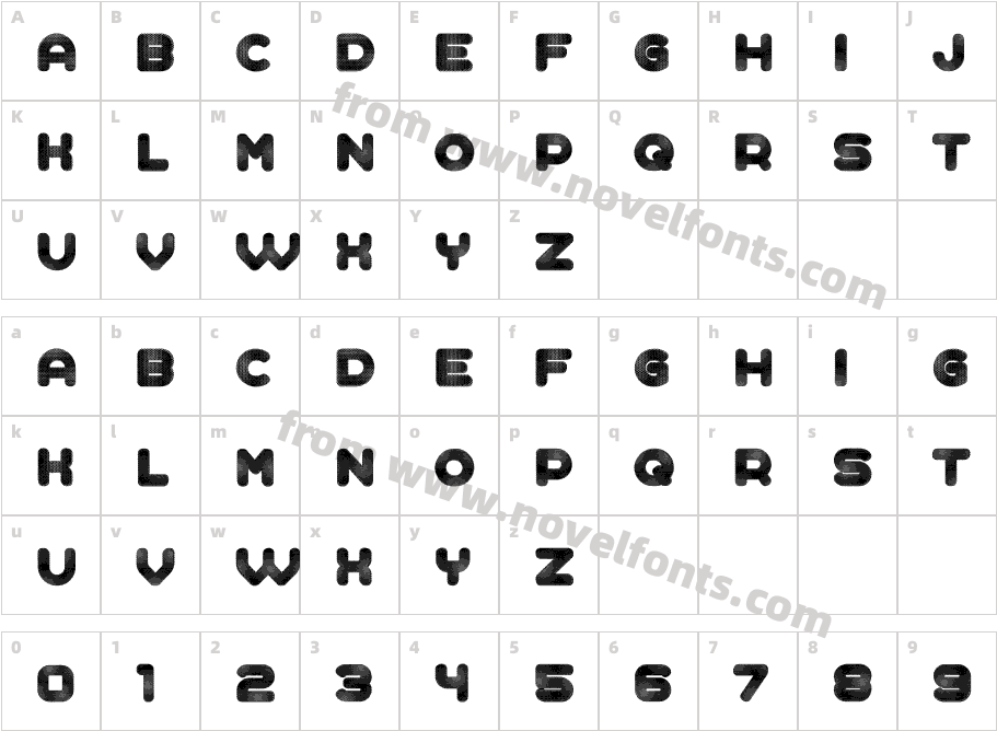 Demonstration RegularCharacter Map