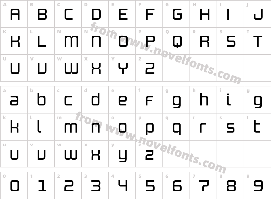Design SystemB 500RCharacter Map