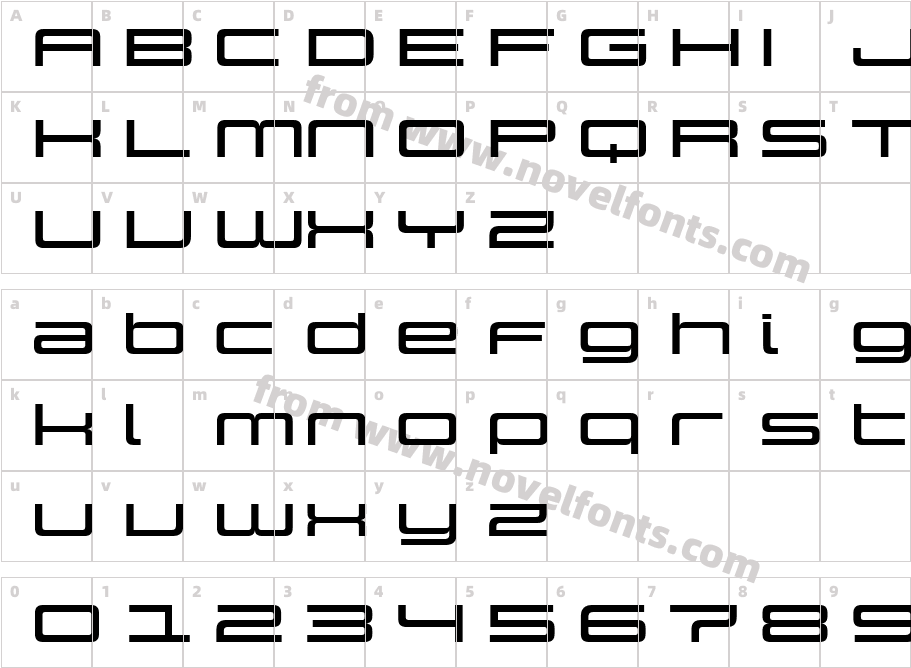 Design SystemD 700RCharacter Map