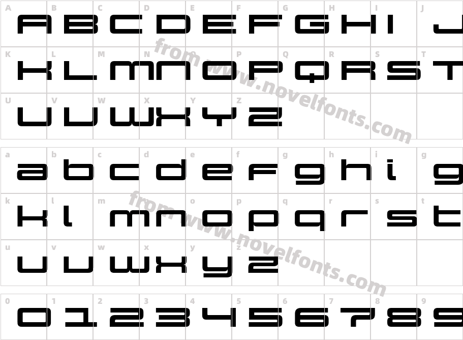 Design SystemD 900RCharacter Map