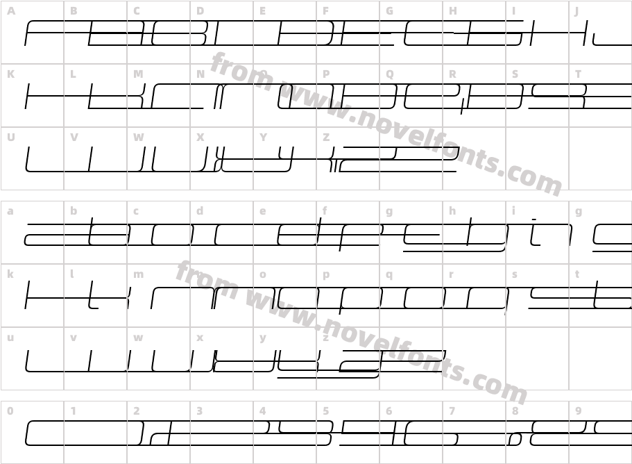 Design SystemG 100ICharacter Map