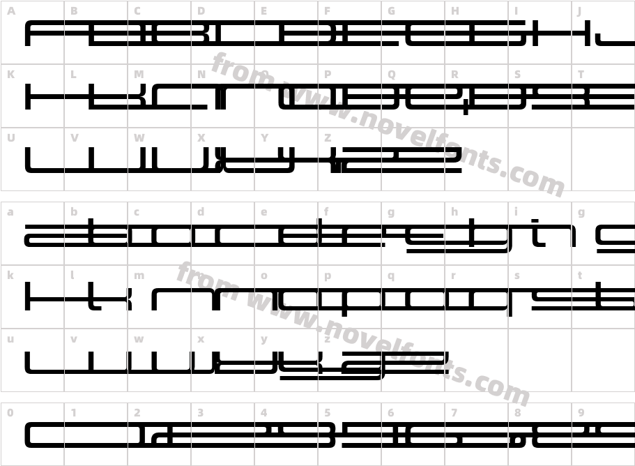 Design SystemG 700RCharacter Map