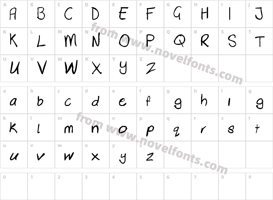 DewaldCharacter Map