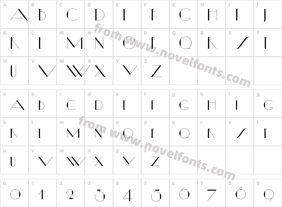 Diamond Ring BoldCharacter Map