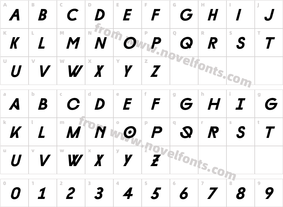 Diamonds Regular 6Character Map