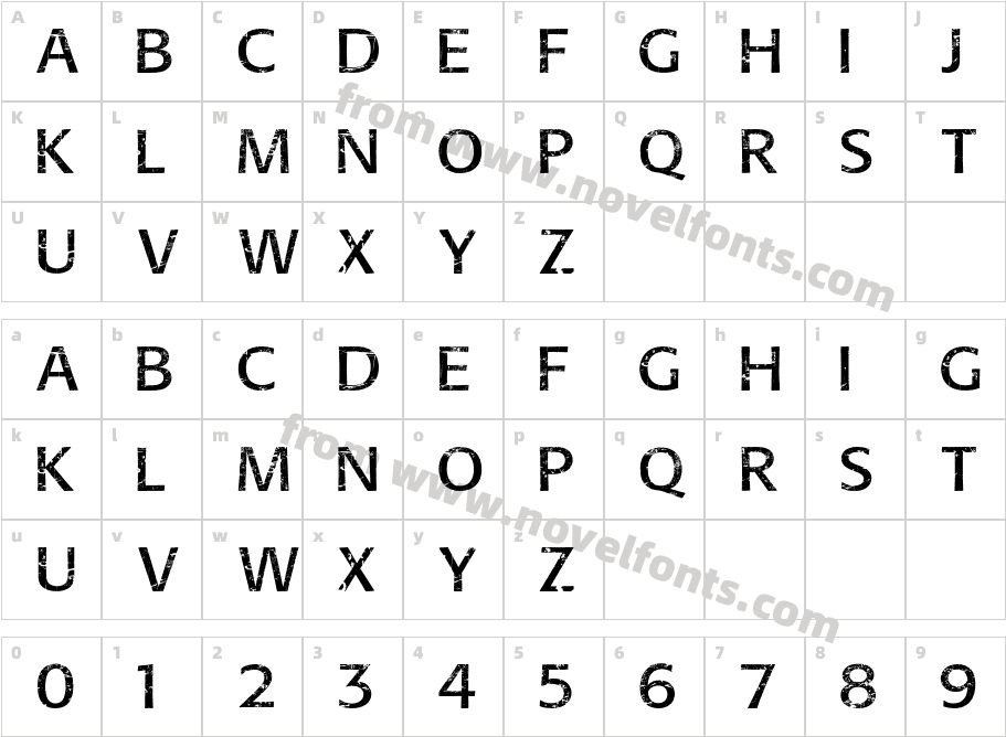 Distressed OutCharacter Map
