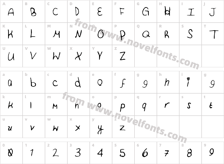 JustBreatheCharacter Map