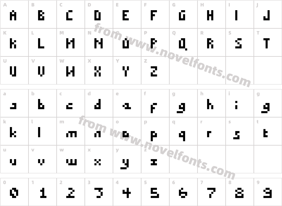 Draconian Pixels Minimal RegularCharacter Map
