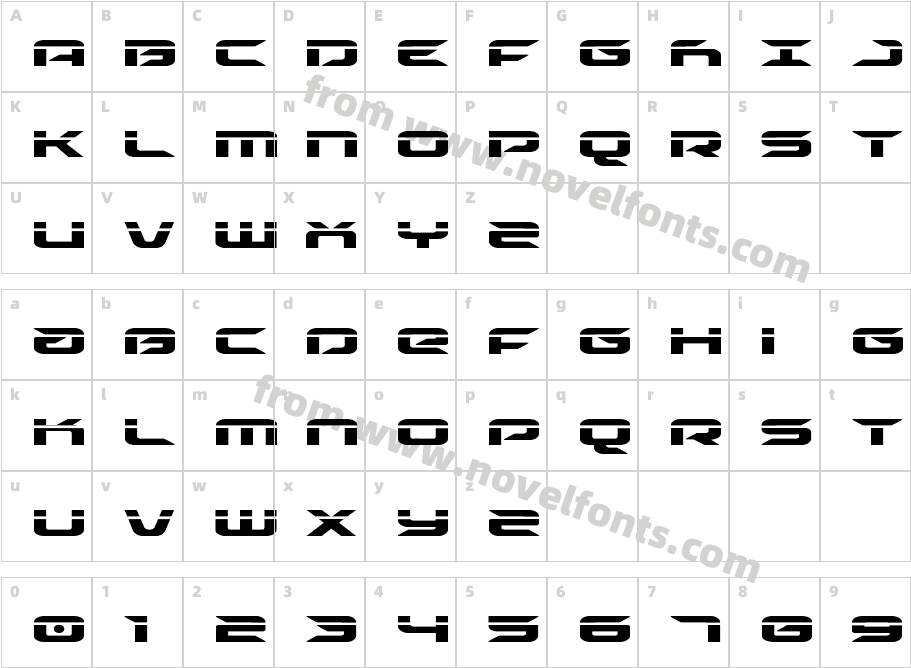 Drive LaserCharacter Map