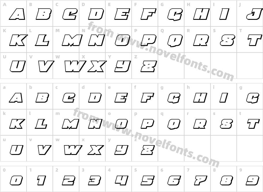 Justice Expanded OutlineCharacter Map