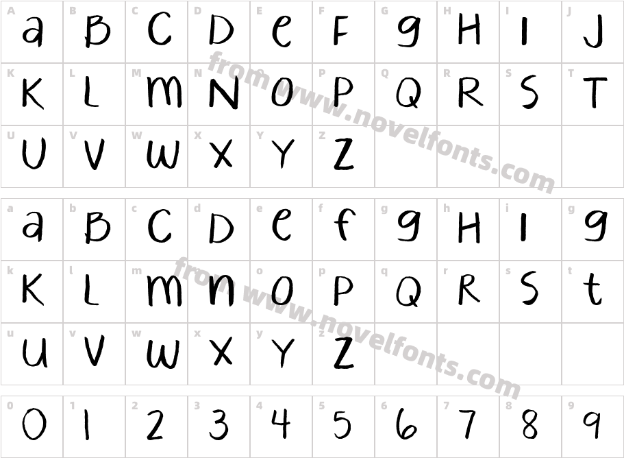 EK LaughterCharacter Map