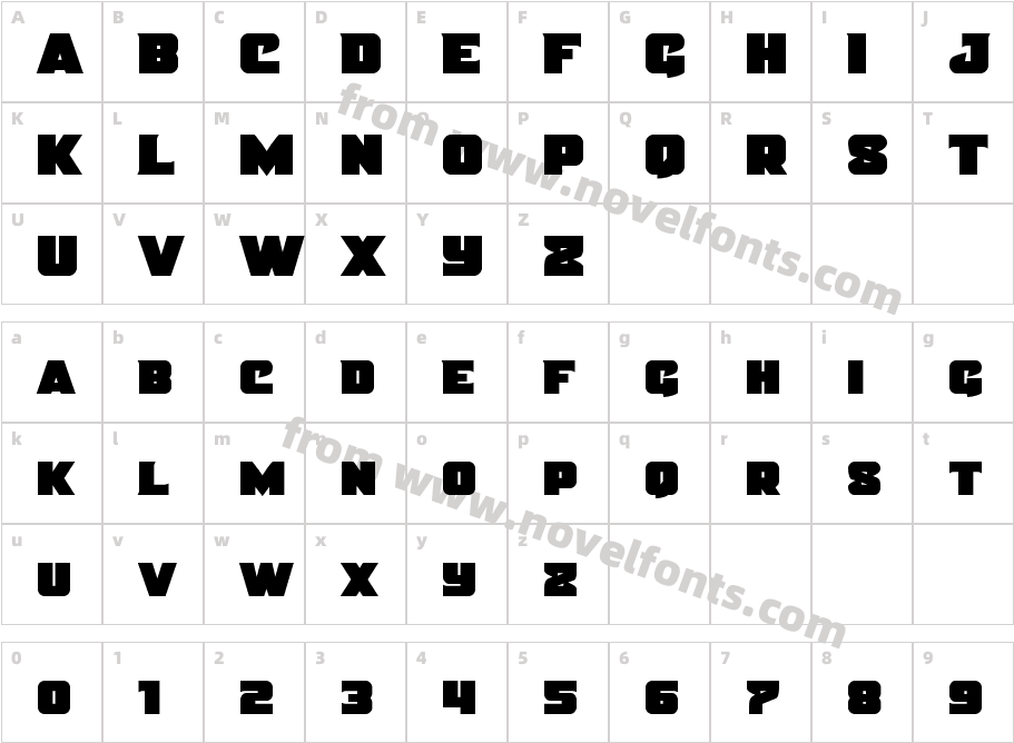 Justice StraightCharacter Map