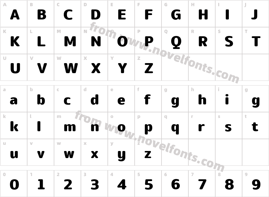 EQ Std Rounded BlackCharacter Map