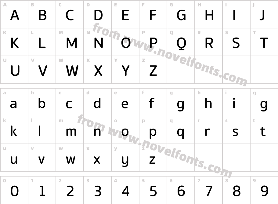EQ Std Rounded RegularCharacter Map