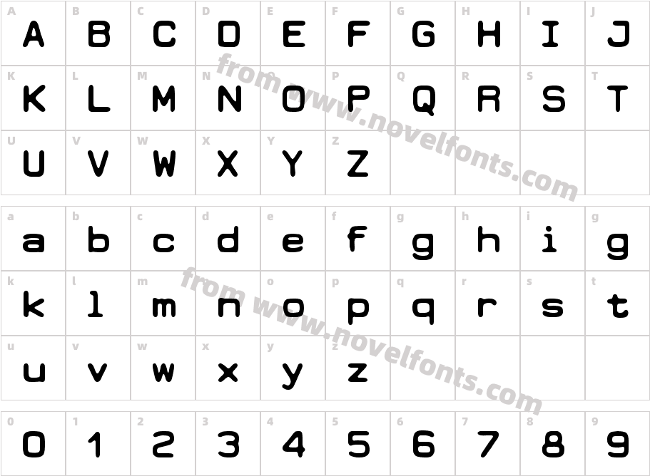 Earth 2073Character Map