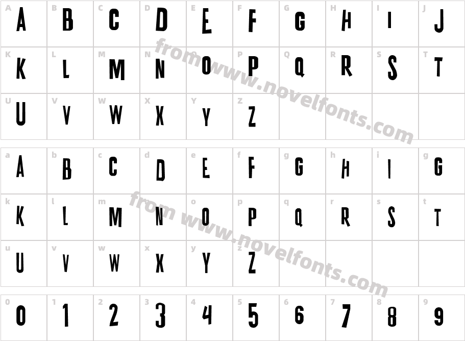 K.P. Duty JLCharacter Map