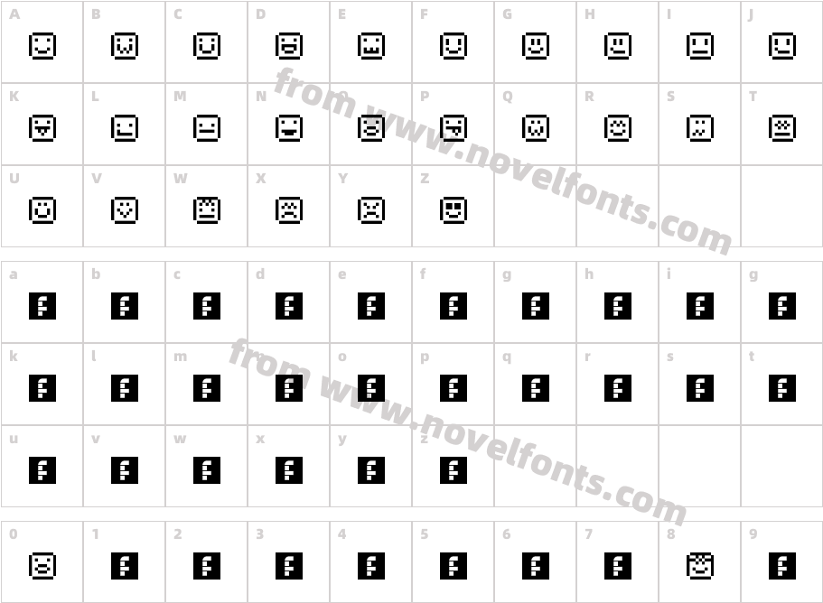 Emoticones Tityly RegularCharacter Map