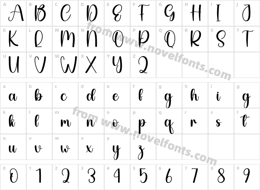 Emotional RegularCharacter Map