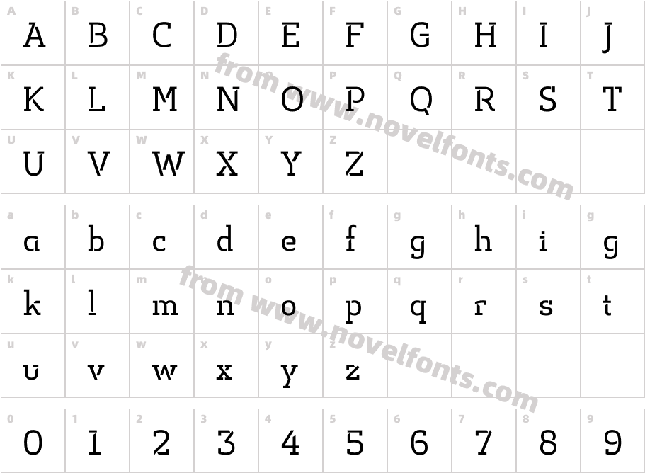 Encoder MediumCharacter Map