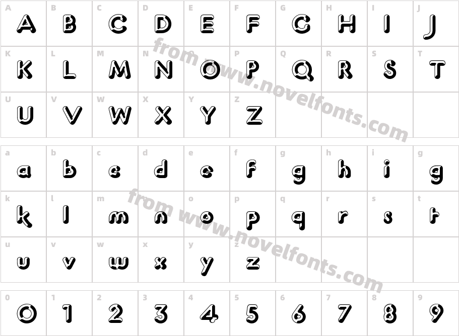 K22 Lucifer No. 1Character Map