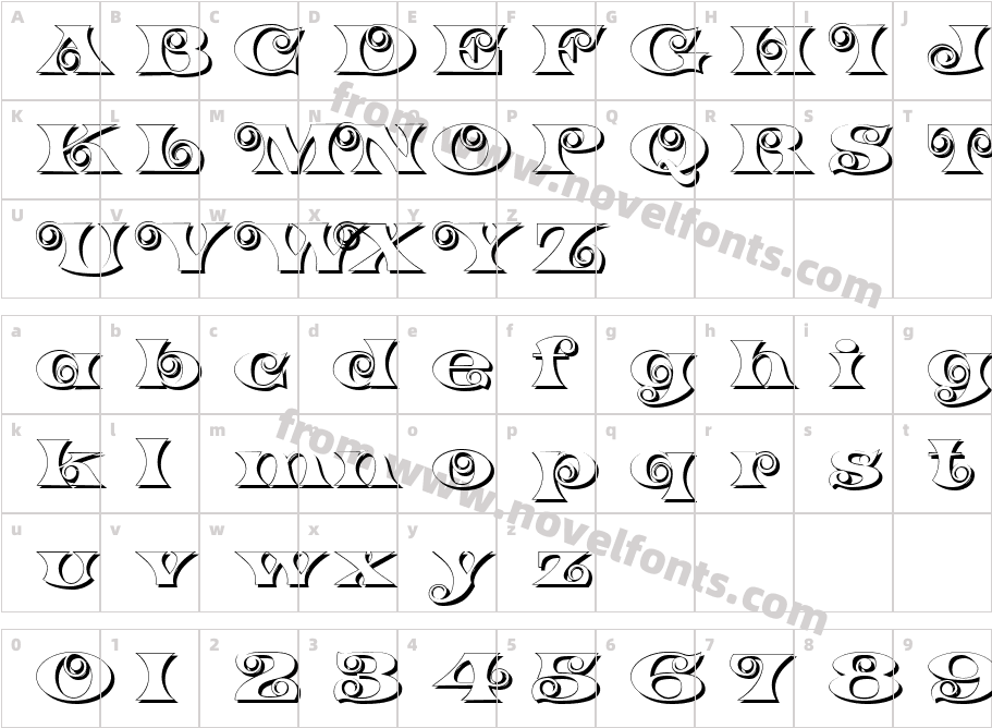 K22 Spiral Swash ShadowCharacter Map