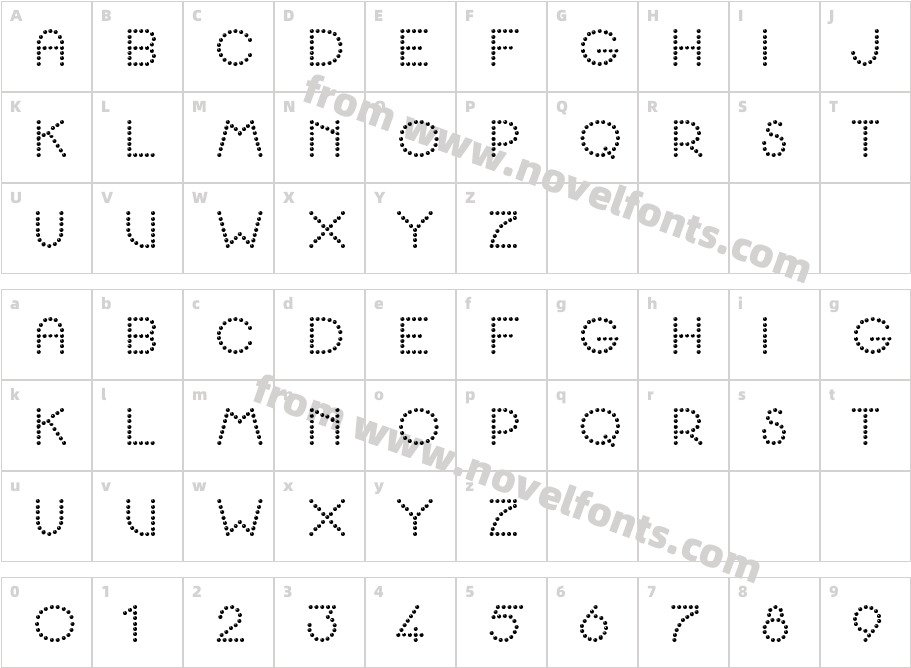 K22 Spotty FaceCharacter Map