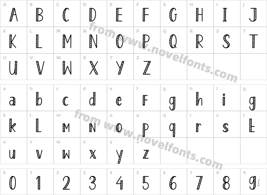 Enjoy Popcorn 2Character Map