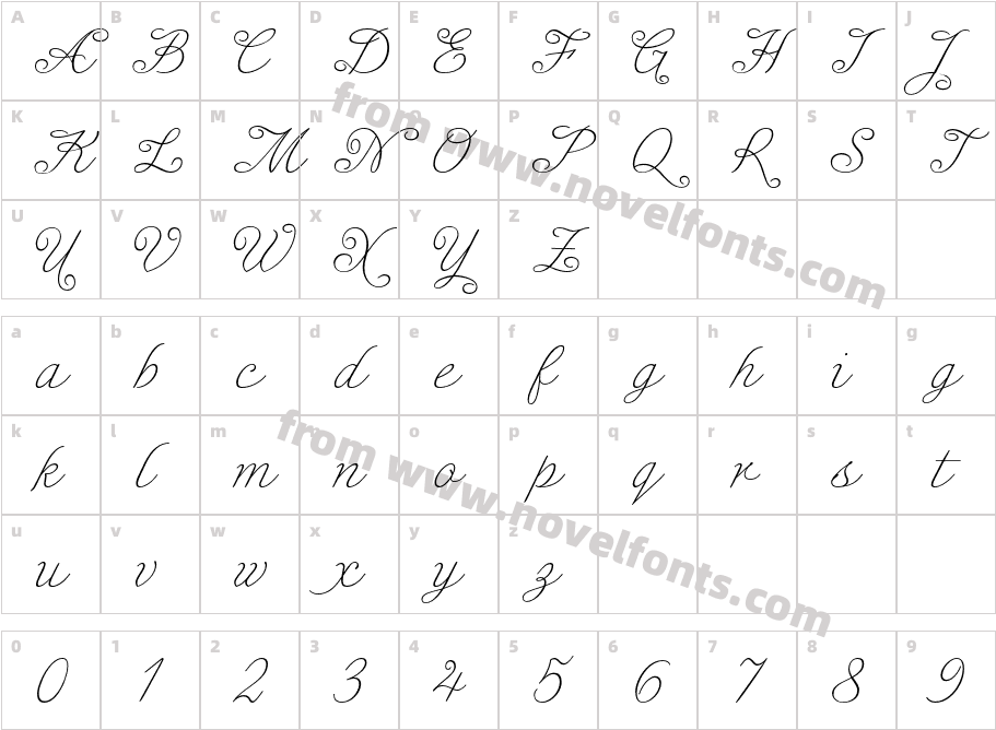 Enocenta Basic ThinCharacter Map