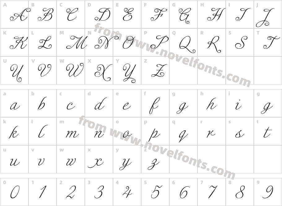Enocenta LightCharacter Map