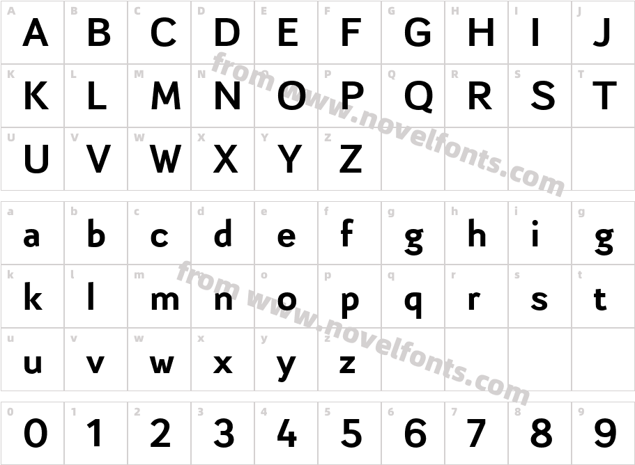 Epitet BoldCharacter Map
