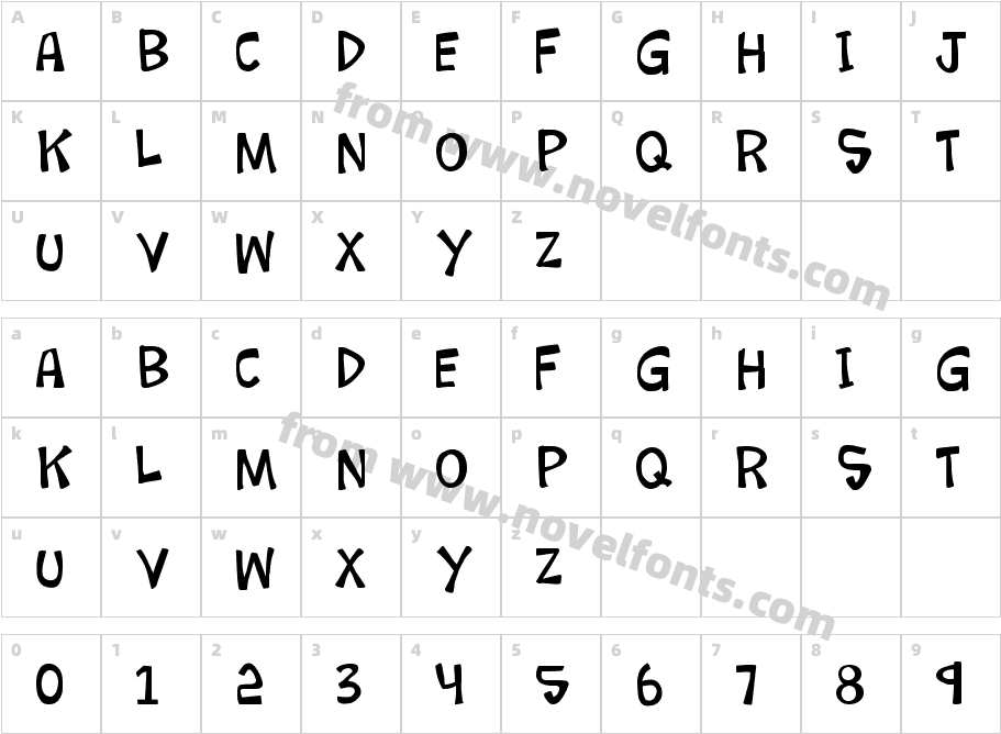 K26LoremIpsumCharacter Map