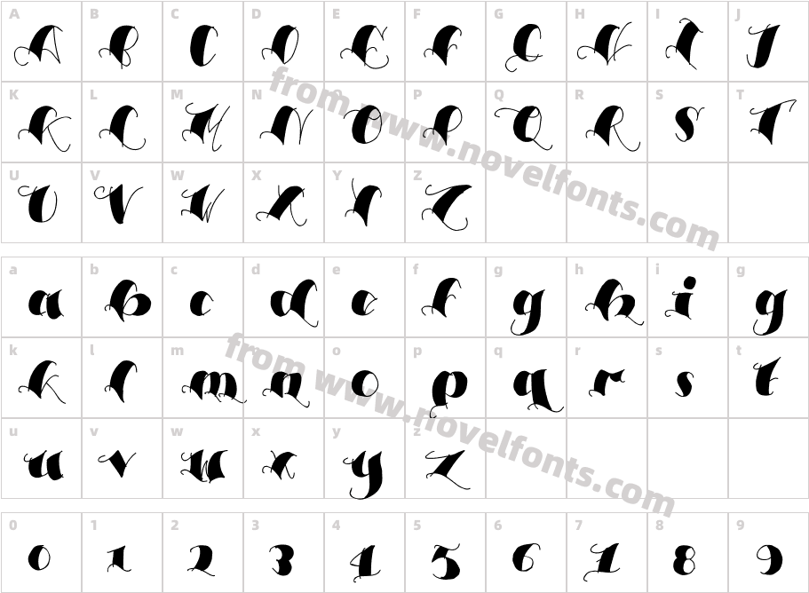 Espesor Olas FilledCharacter Map