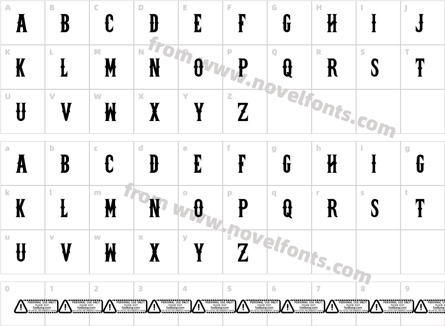 Ethiopia PERSONAL USE ONLY!Character Map