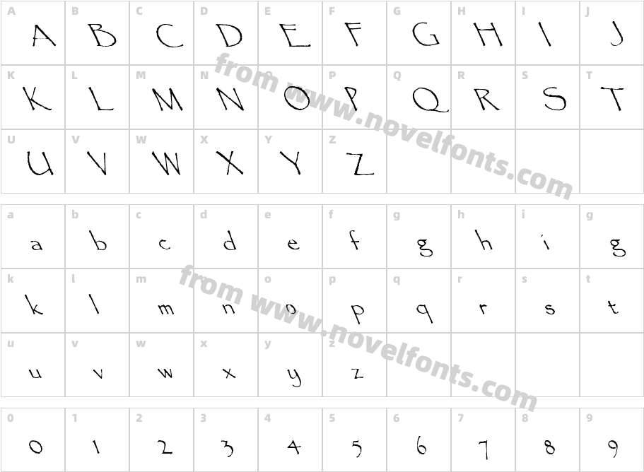 FZ HAND 16 LEFTYCharacter Map