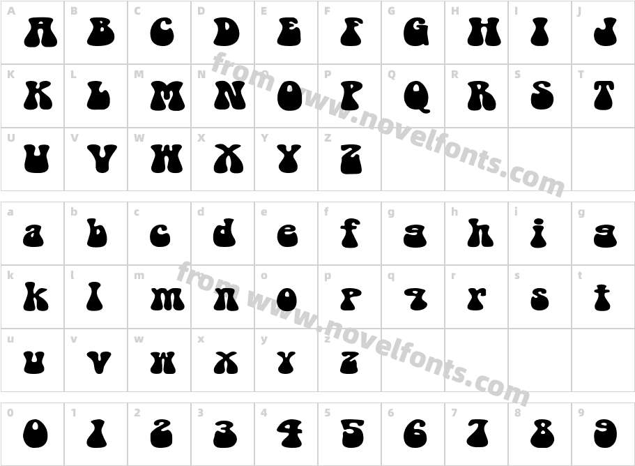 FZ JAZZY 14 EXCharacter Map