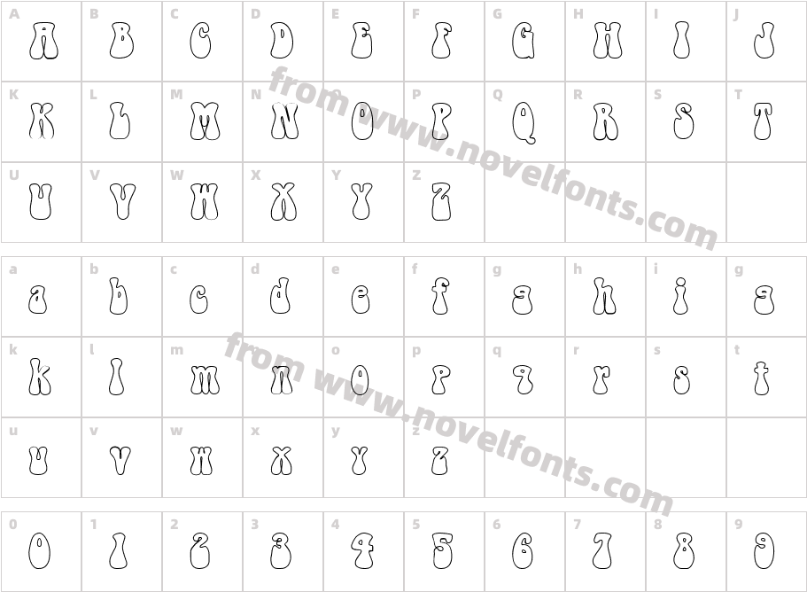 FZ JAZZY 14 HOLLOWCharacter Map