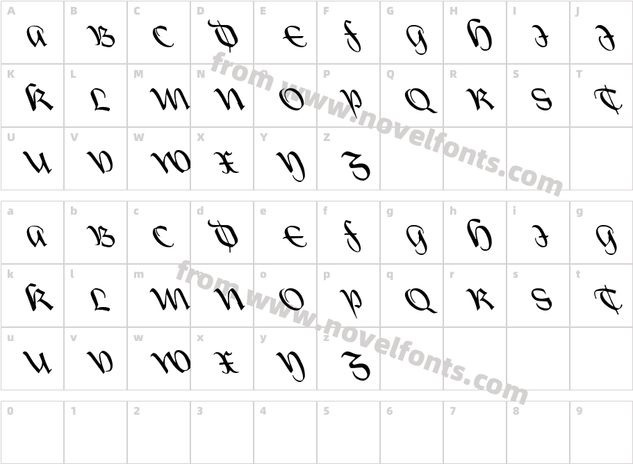 FZ SCRIPT 19 LEFTYCharacter Map