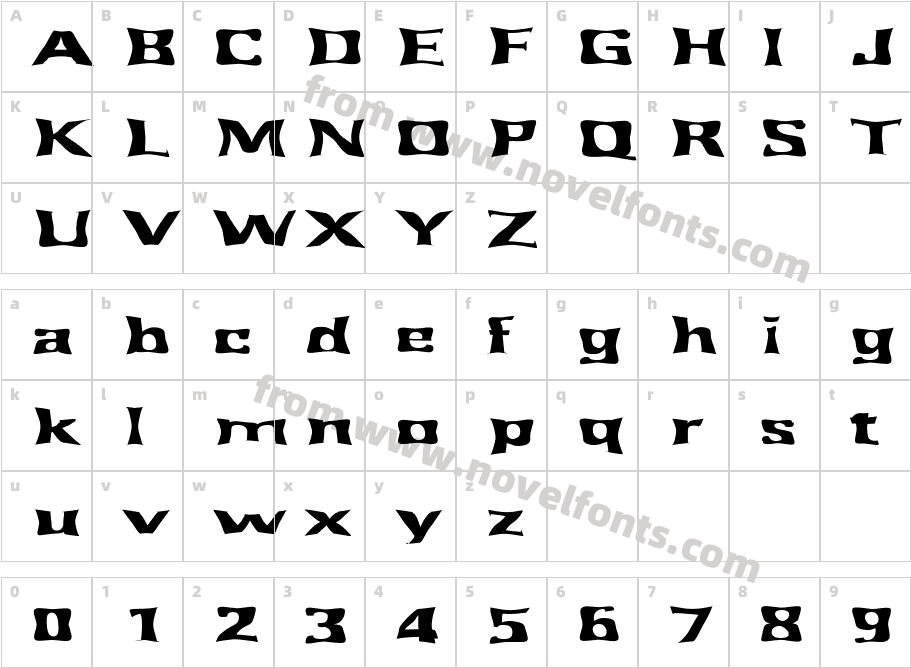 FZ WARPED 43 EXCharacter Map