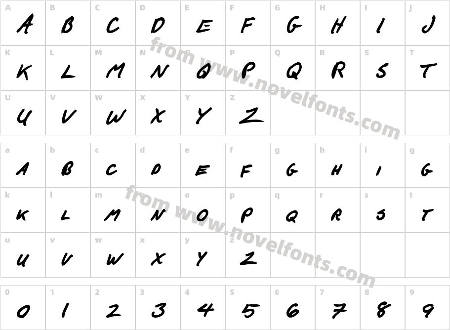 F_ck Beans Bold ItalicCharacter Map