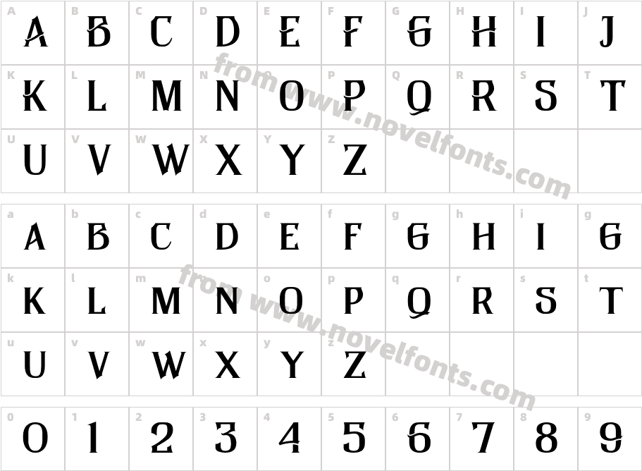 False WidowCharacter Map