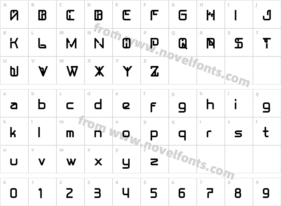 FascalCharacter Map