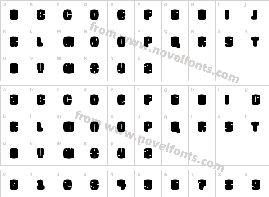 Fatquad 4F CondCharacter Map