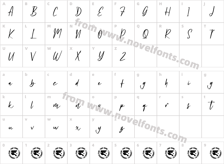 FergstoneCharacter Map