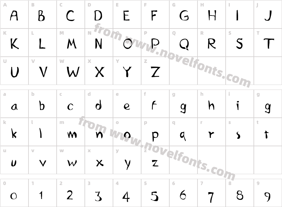 Ferrite BrusqueCharacter Map