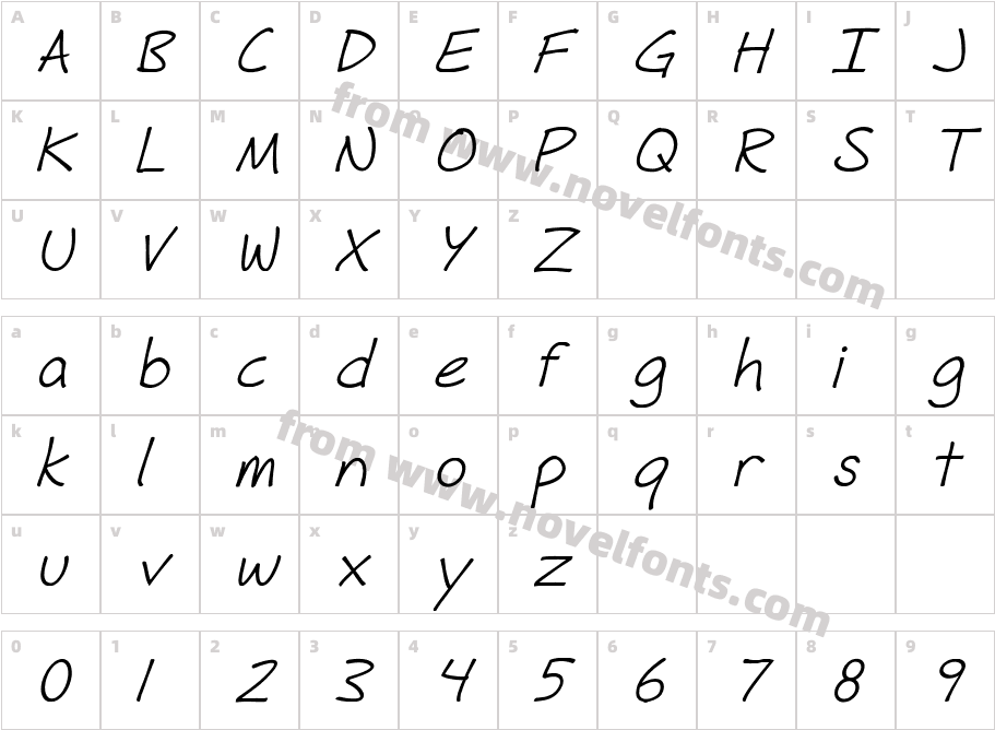 Fh_ Hyperbole ItalicCharacter Map