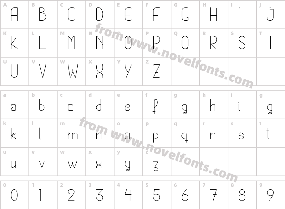 FifontCharacter Map
