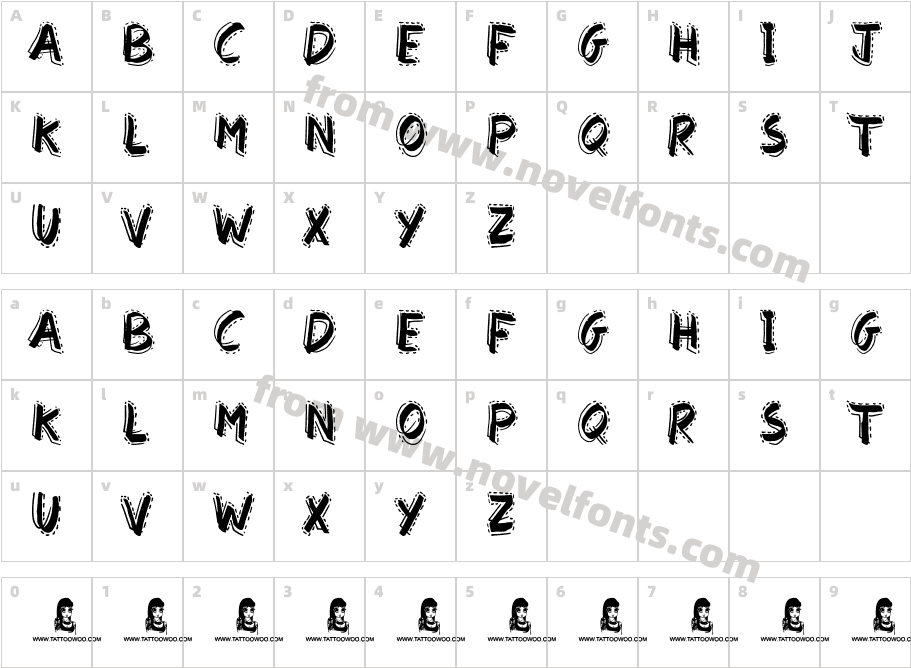 Find a WayCharacter Map