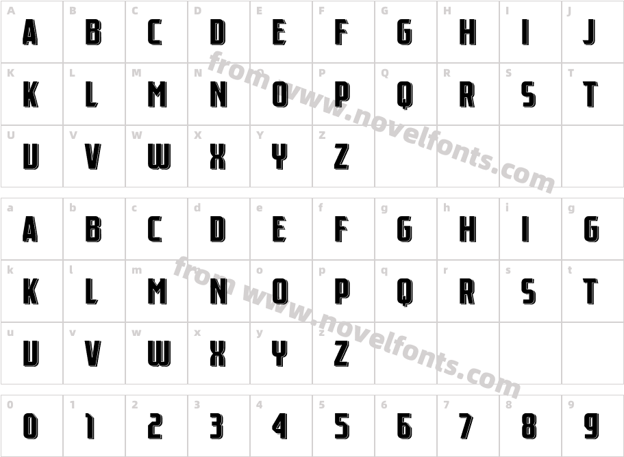 Flick SS 3 Personal UseCharacter Map