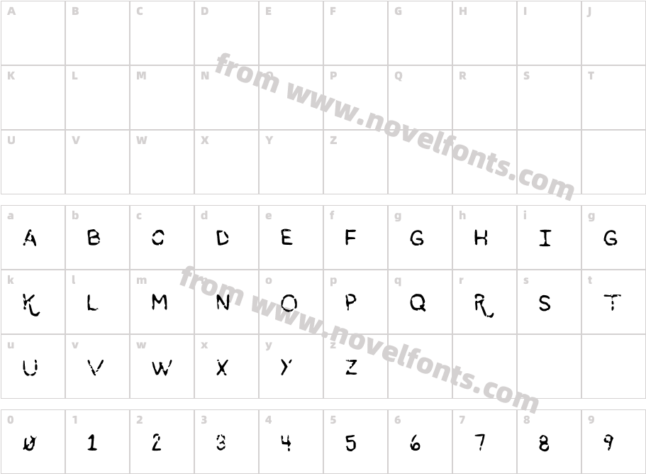 Flycatcher_ GrungeCharacter Map