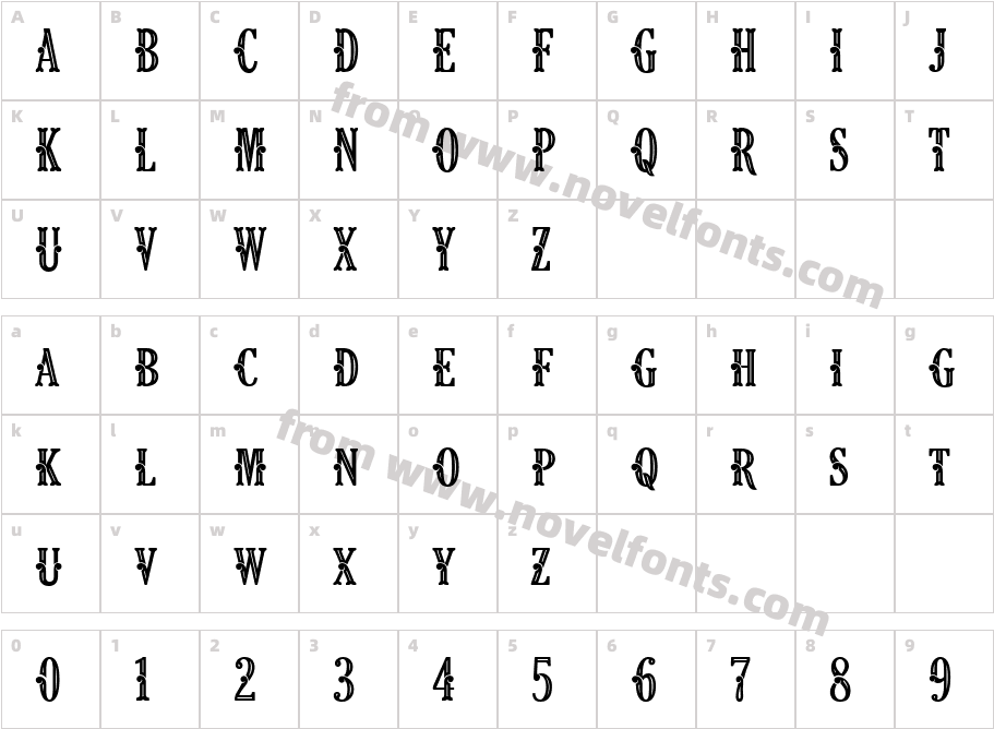 Fonago InlineCharacter Map